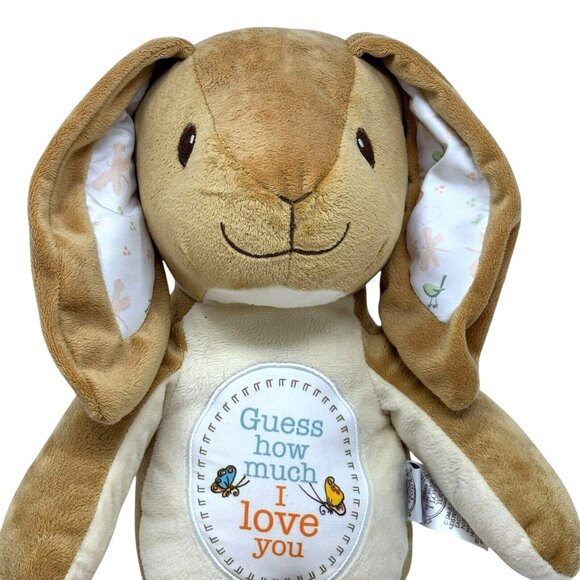 GUESS HOW MUCH I LOVE YOU Lot Nutbrown Hare Bunny Moon Plush Rattle 2 Books - Picture 3 of 13